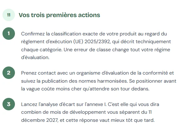 Capture d’écran « Rapport de diagnostic », sur le compte de démonstration